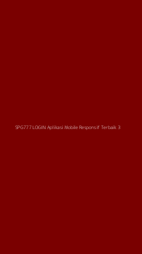 Tampilan Antarmuka Aplikasi Spg777 Login Aplikasi Mobile Responsif Terbaik - 3