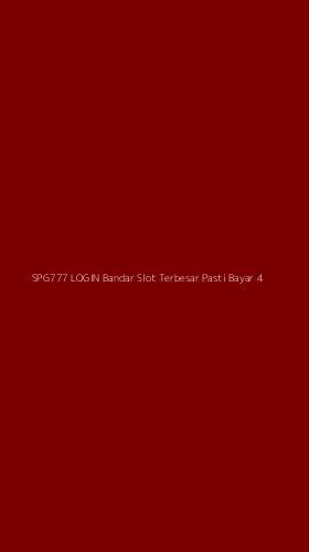 Tampilan Antarmuka Aplikasi Spg777 Login Bandar Slot Terbesar Pasti Bayar - 4