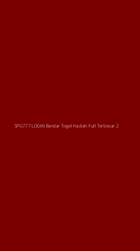 Tampilan Antarmuka Aplikasi Spg777 Login Bandar Togel Hadiah Full Terbesar - 2
