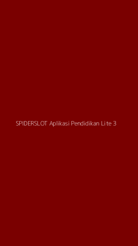 Tampilan Antarmuka Aplikasi Spiderslot Aplikasi Pendidikan Lite - 3