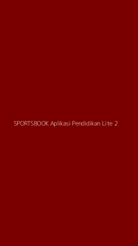 Tampilan Antarmuka Aplikasi Sportsbook Aplikasi Pendidikan Lite - 2