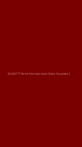 Tampilan Antarmuka Aplikasi Squad777 Portal Informasi Game Online Terupdate - 2
