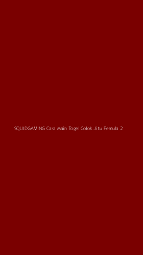 Tampilan Antarmuka Aplikasi Squidgaming Cara Main Togel Colok Jitu Pemula - 2