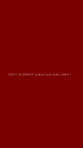 Tampilan Antarmuka Aplikasi Star77 Alternatif Aplikasi Kasir Gratis Umkm - 1