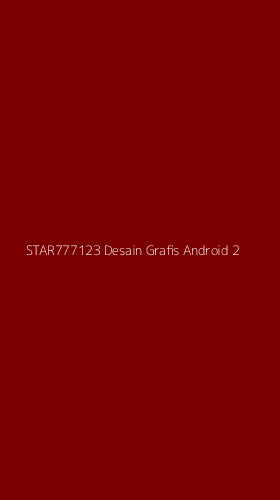 Tampilan Antarmuka Aplikasi Star777123 Desain Grafis Android - 2