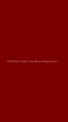 Tampilan Antarmuka Aplikasi Startogel Prediksi Toto Macau Paling Akurat - 2