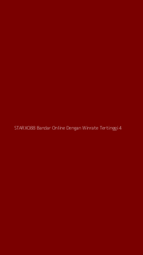 Tampilan Antarmuka Aplikasi Starxo88 Bandar Online Dengan Winrate Tertinggi - 4