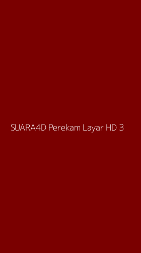 Tampilan Antarmuka Aplikasi Suara4d Perekam Layar Hd - 3