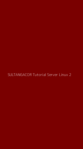 Tampilan Antarmuka Aplikasi Sultangacor Tutorial Server Linux - 2