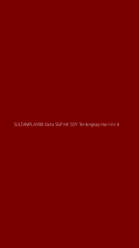 Tampilan Antarmuka Aplikasi Sultanplay88 Data Sgp Hk Sdy Terlengkap Hari Ini - 4