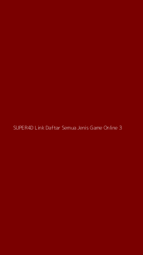 Tampilan Antarmuka Aplikasi Super4d Link Daftar Semua Jenis Game Online - 3