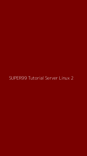 Tampilan Antarmuka Aplikasi Super99 Tutorial Server Linux - 2