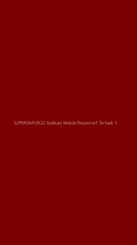 Tampilan Antarmuka Aplikasi Superdapur22 Aplikasi Mobile Responsif Terbaik - 1