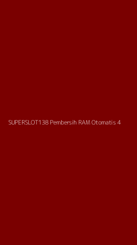 Tampilan Antarmuka Aplikasi Superslot138 Pembersih Ram Otomatis - 4