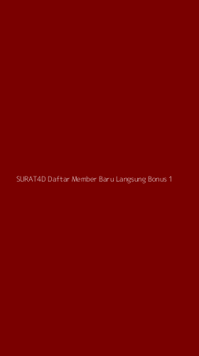Tampilan Antarmuka Aplikasi Surat4d Daftar Member Baru Langsung Bonus - 1