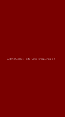 Tampilan Antarmuka Aplikasi Surya4d Aplikasi Portal Game Terbaik Android - 1