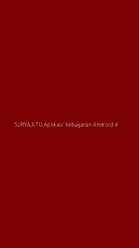 Tampilan Antarmuka Aplikasi Suryajitu Aplikasi Kebugaran Android - 4
