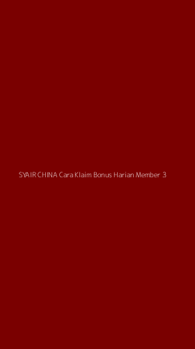 Tampilan Antarmuka Aplikasi Syair China Cara Klaim Bonus Harian Member - 3