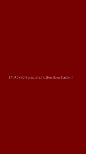 Tampilan Antarmuka Aplikasi Syair China Kumpulan Link Situs Game Populer - 1