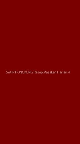 Tampilan Antarmuka Aplikasi Syair Hongkong Resep Masakan Harian - 4