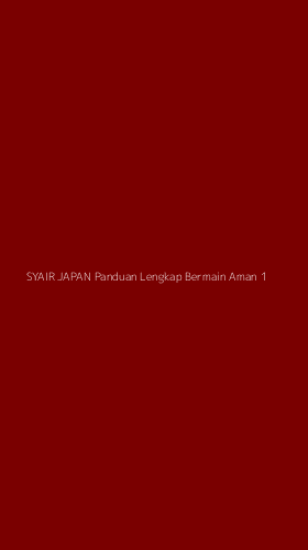 Tampilan Antarmuka Aplikasi Syair Japan Panduan Lengkap Bermain Aman - 1