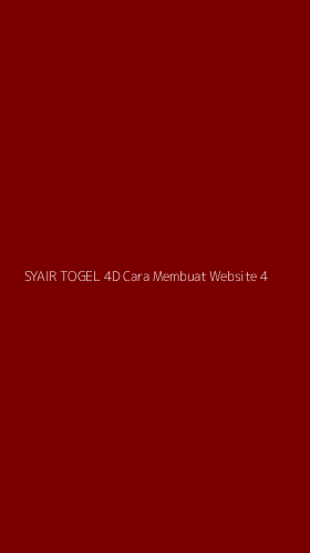 Tampilan Antarmuka Aplikasi Syair Togel 4d Cara Membuat Website - 4