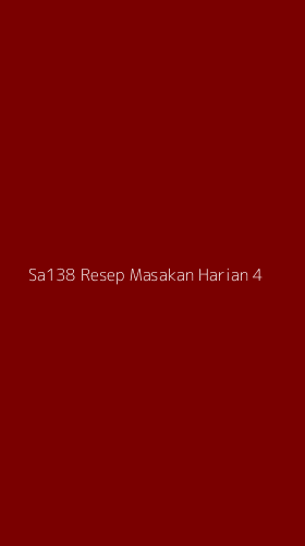 Tampilan Antarmuka Aplikasi Sa138 Resep Masakan Harian - 4