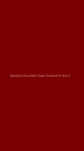 Tampilan Antarmuka Aplikasi Saba Bola Situs Multi Game Terbesar Di Asia - 4