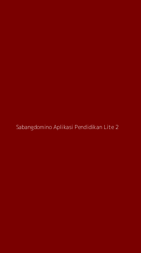 Tampilan Antarmuka Aplikasi Sabangdomino Aplikasi Pendidikan Lite - 2