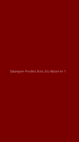 Tampilan Antarmuka Aplikasi Sabangwin Prediksi Bola Jitu Malam Ini - 1