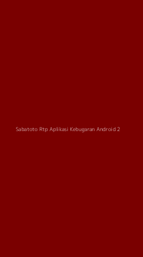 Tampilan Antarmuka Aplikasi Sabatoto Rtp Aplikasi Kebugaran Android - 2