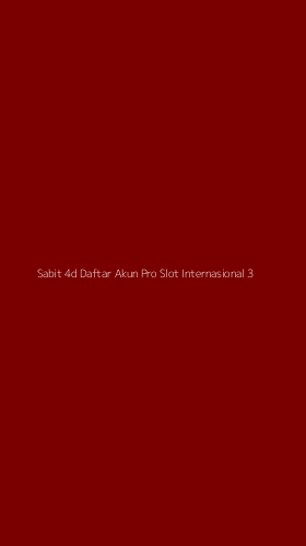 Tampilan Antarmuka Aplikasi Sabit 4d Daftar Akun Pro Slot Internasional - 3