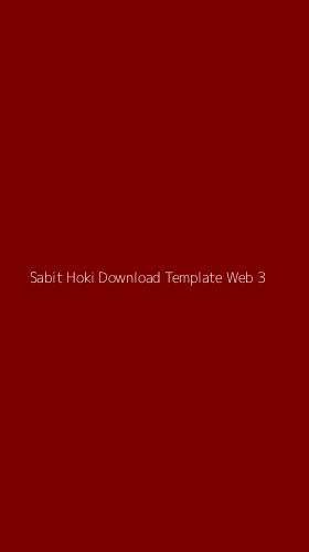 Tampilan Antarmuka Aplikasi Sabit Hoki Download Template Web - 3