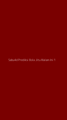 Tampilan Antarmuka Aplikasi Sabu4d Prediksi Bola Jitu Malam Ini - 1