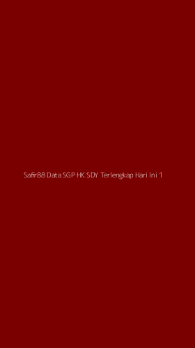 Tampilan Antarmuka Aplikasi Safir88 Data Sgp Hk Sdy Terlengkap Hari Ini - 1