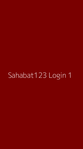 Tampilan Antarmuka Aplikasi Sahabat123 Login - 1
