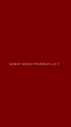 Tampilan Antarmuka Aplikasi Sahabet Aplikasi Pendidikan Lite - 3