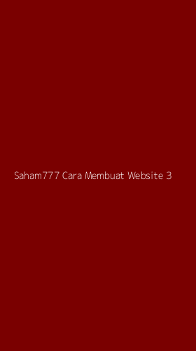 Tampilan Antarmuka Aplikasi Saham777 Cara Membuat Website - 3