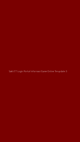 Tampilan Antarmuka Aplikasi Sakti77 Login Portal Informasi Game Online Terupdate - 3