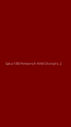 Tampilan Antarmuka Aplikasi Sakur188 Pembersih Ram Otomatis - 2