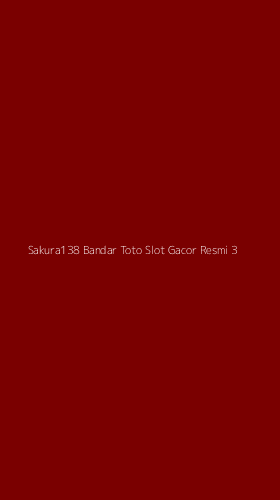Tampilan Antarmuka Aplikasi Sakura138 Bandar Toto Slot Gacor Resmi - 3