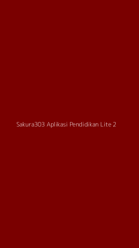 Tampilan Antarmuka Aplikasi Sakura303 Aplikasi Pendidikan Lite - 2