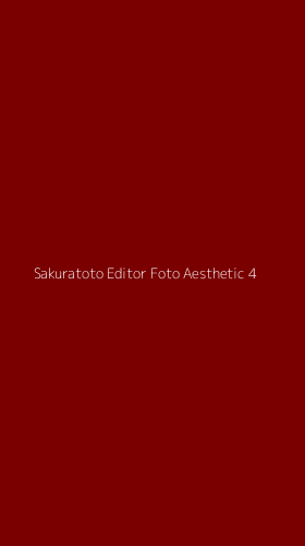 Tampilan Antarmuka Aplikasi Sakuratoto Editor Foto Aesthetic - 4