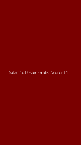 Tampilan Antarmuka Aplikasi Salam4d Desain Grafis Android - 1