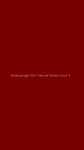 Tampilan Antarmuka Aplikasi Salamjptogel Slot Tutorial Server Linux - 3