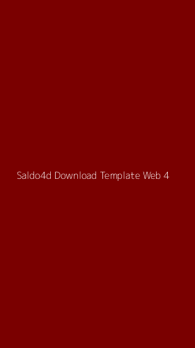 Tampilan Antarmuka Aplikasi Saldo4d Download Template Web - 4