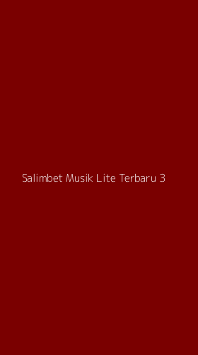 Tampilan Antarmuka Aplikasi Salimbet Musik Lite Terbaru - 3