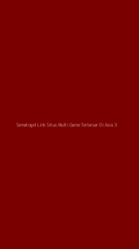 Tampilan Antarmuka Aplikasi Samatogel Link Situs Multi Game Terbesar Di Asia - 3