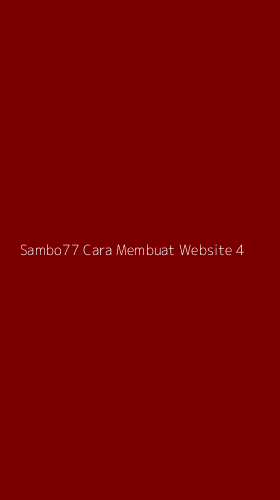 Tampilan Antarmuka Aplikasi Sambo77 Cara Membuat Website - 4