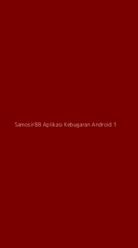 Tampilan Antarmuka Aplikasi Samosir88 Aplikasi Kebugaran Android - 1